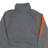 CHAMPION Mens Sweatshirt Grey 1/4 Zip M