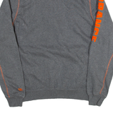 CHAMPION Mens Sweatshirt Grey 1/4 Zip M