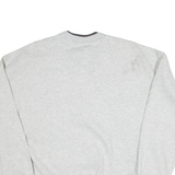 PFI FASHIONS Bird Print Womens Sweatshirt Grey 1/4 Zip L