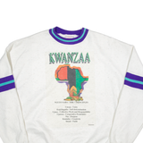 BAY BRIDGE Kwanzaa Womens Sweatshirt Cream 2XL