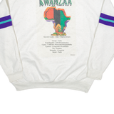 BAY BRIDGE Kwanzaa Womens Sweatshirt Cream 2XL