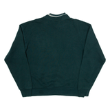 TOP STITCH Womens Sweatshirt Green High Neck M