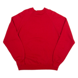 JERZEES Flowers Womens Sweatshirt Red L