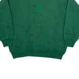 HAINES Womens Sweatshirt Green L