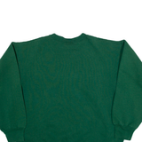 HAINES Womens Sweatshirt Green L