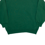 HAINES Womens Sweatshirt Green L