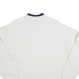 TOP STITCH Flower Print Womens Sweatshirt Blue XL