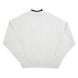 TOP STITCH Flower Print Womens Sweatshirt Blue XL