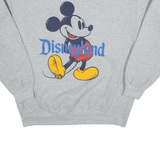 DISNEY Mickey Mouse Womens Sweatshirt Grey L