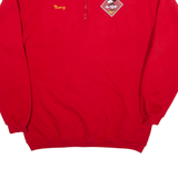 DISNEY Nancy Name Print Womens Sweatshirt Red 1/4 Zip ONE SIZE