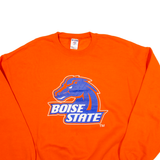 JERZEES Boise State Mens Sweatshirt Orange USA XL