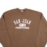 HAINES San Juan Mens Sweatshirt Brown XL