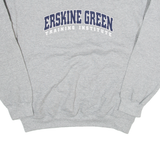 GILDAN Erskine Green Mens Sweatshirt Grey USA M