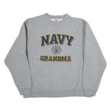 SOFFE Navy Grandma Mens Sweatshirt Grey USA XL