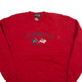 The Homesteads Mens Sweatshirt Red 90s USA L