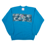 HAINES Mens Sweatshirt Blue USA M