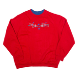 BLAIR Mens Sweatshirt Red High Neck USA L