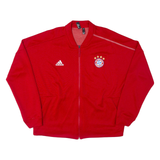 ADIDAS FC Bayern Munchen Mens Track Jacket Red XL