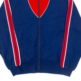 ALPIN Mens Track Jacket Blue Colourblock L