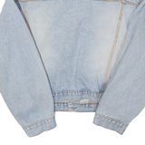 EMERY BROTHERS Cropped Womens Denim Jacket Blue L