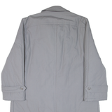 LOUISODER Mens Overcoat Coat Grey L