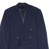 HUGO BOSS Mens Blazer Jacket Blue Knit Wool L