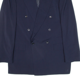 HUGO BOSS Mens Blazer Jacket Blue Knit Wool L