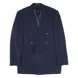 HUGO BOSS Mens Blazer Jacket Blue Knit Wool L