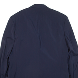 HUGO BOSS Mens Blazer Jacket Blue Knit Wool L