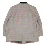 Womens Blazer Jacket Green Houndstooth M