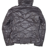 NAPAPIJRI Insulated Mens Puffer Jacket Green Hooded M