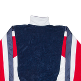 Mens Track Jacket Blue Colourblock XL