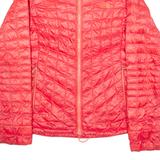 THE NORTH FACE Lightweight Insulated Womens Puffer Jacket Red Nylon M