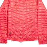 THE NORTH FACE Lightweight Insulated Womens Puffer Jacket Red Nylon M