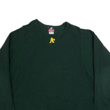 MAJESTIC MLB Athletics Mens Sweatshirt Green USA XL