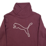PUMA Womens Sweatshirt Maroon S