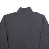 FILA Mens Sweatshirt Grey 1/4 Zip L