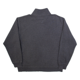 FILA Mens Sweatshirt Grey 1/4 Zip L