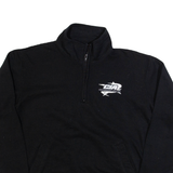 CHAMPION Mens Sweatshirt Black 1/4 Zip M
