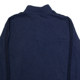 CALVIN KLEIN Mens Sweatshirt Blue 1/4 Zip 2XL