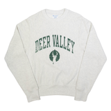 CHAMPION REVERSE WEAVE Deer Valley Mens Sweatshirt Grey USA XS