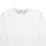 CHAMPION Mens Sweatshirt White L