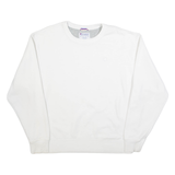 CHAMPION Mens Sweatshirt White L