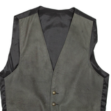 Mens Blazer Waistcoat Black M