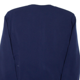 Womens Blazer Jacket Blue Viscose L
