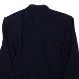 ALBERT NIPON SUITS Womens Blazer Coat Blue Wool S