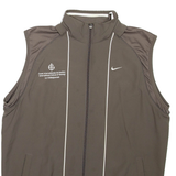 NIKE Mens Track Gilet Brown M