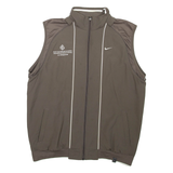 NIKE Mens Track Gilet Brown M