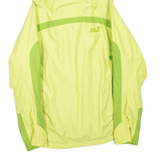 JACK WOLFSKIN Womens Rain Jacket Green Hooded UK 10