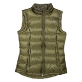 PUMA Womens Puffer Gilet Green UK 8